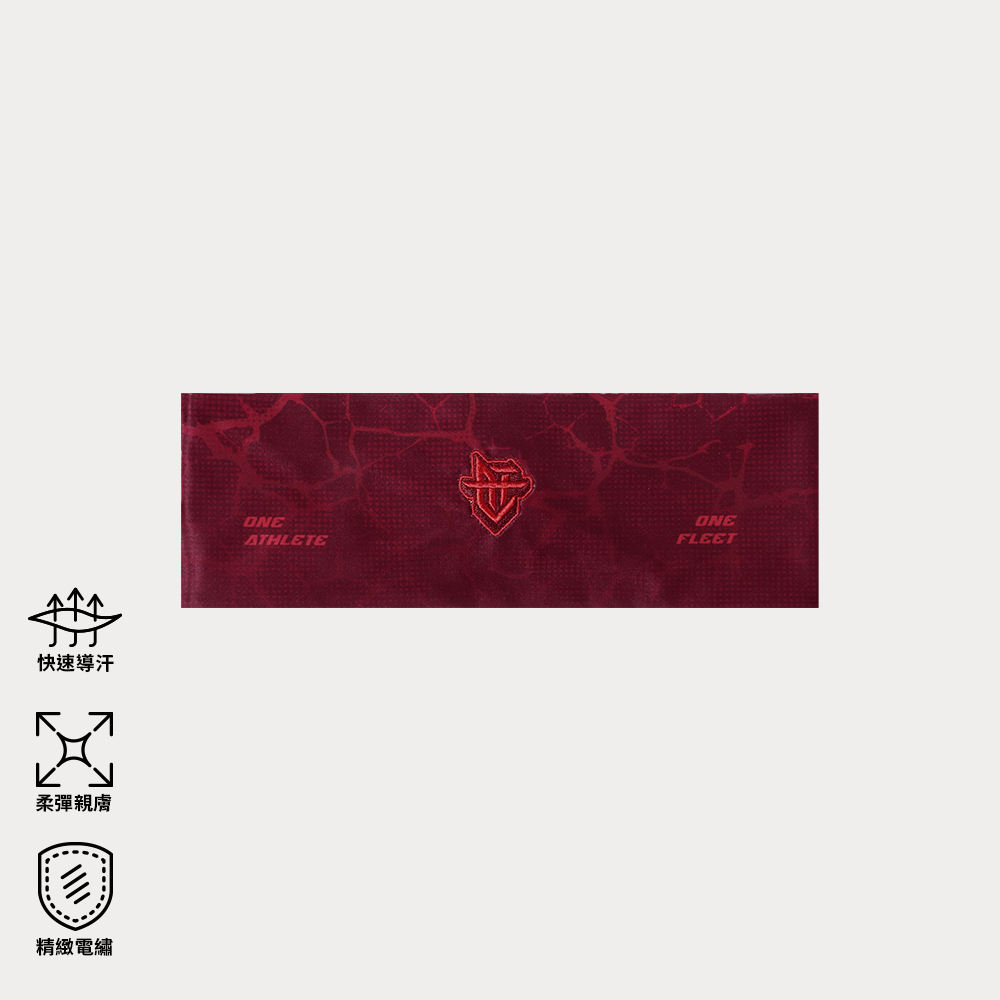 VOYAGE BSK Headband / 啟航籃球頭帶 勳章紅