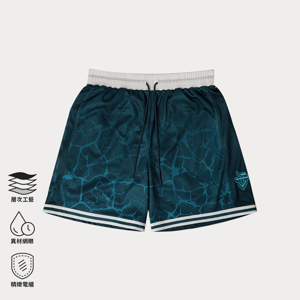 VOYAGE BSK Shorts / 啟航籃球褲 潮汐綠