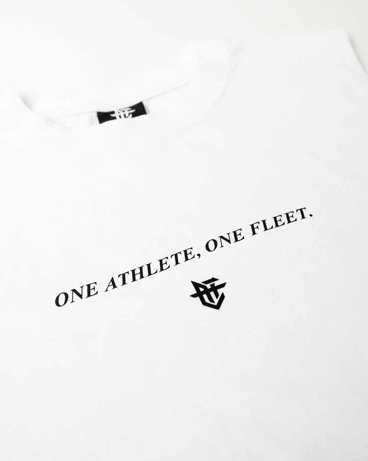 Slogan Tank / 口號彈力寬肩背心 黑