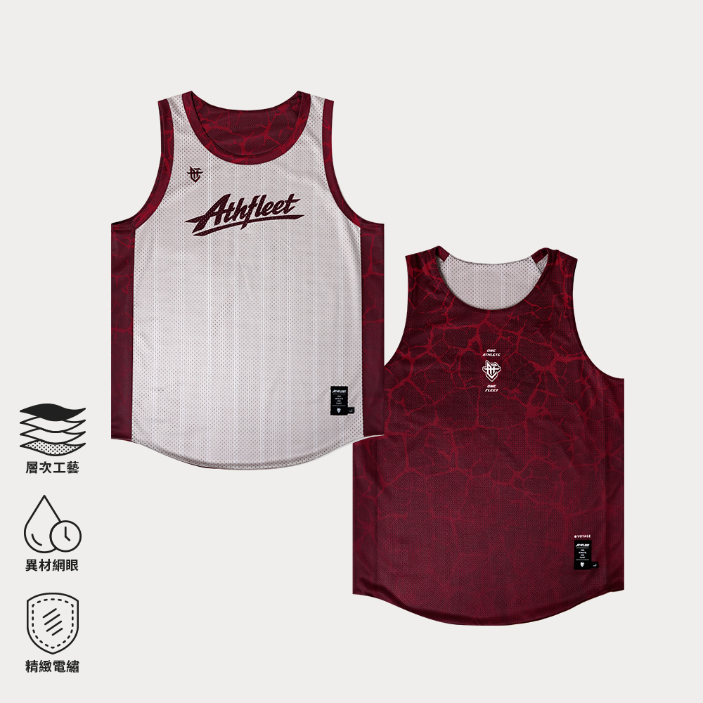 VOYAGE BSK Jersey / 啟航雙面籃球衣 勳章紅