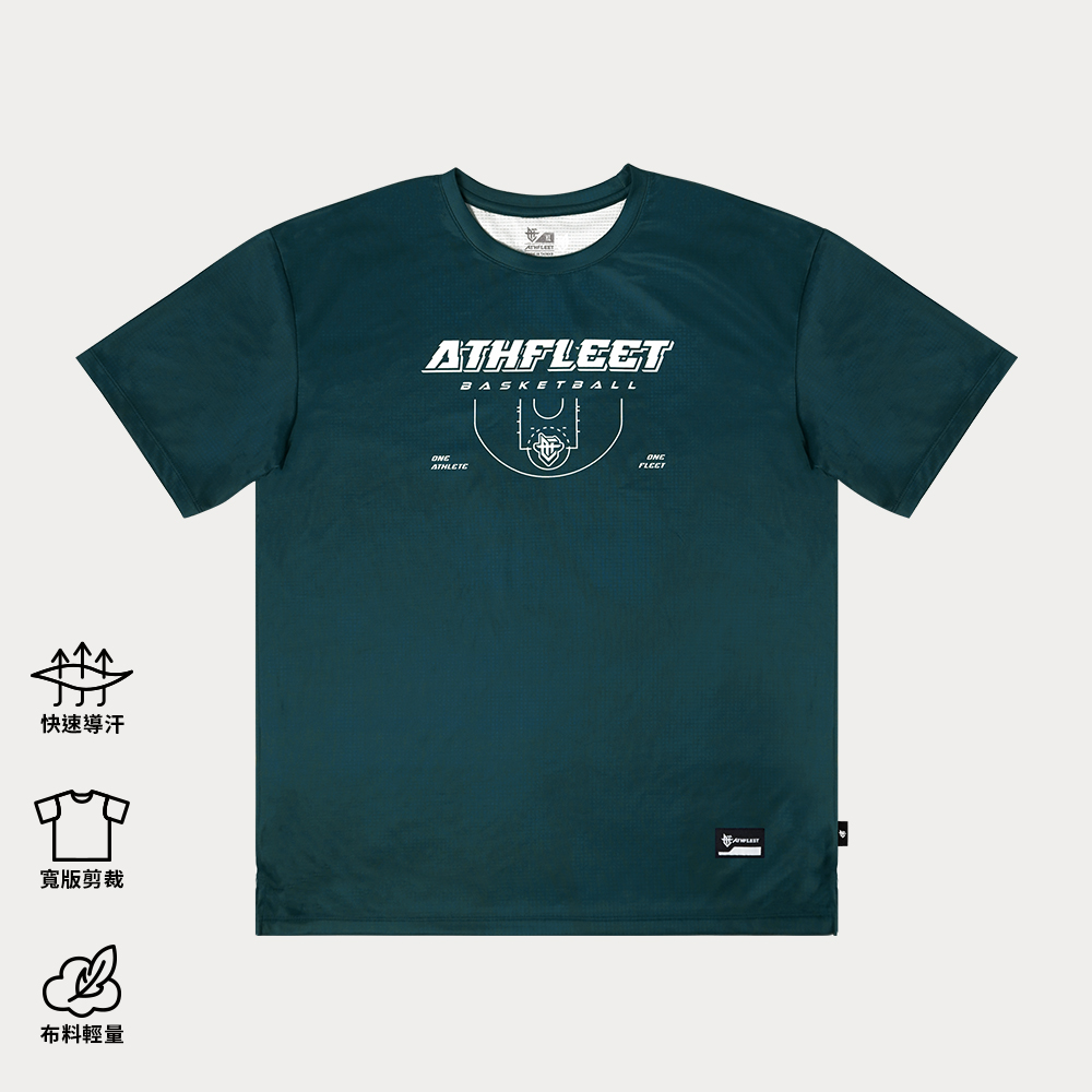 VOYAGE BSK Practice Tee / 啟航籃球熱身短袖 潮汐綠