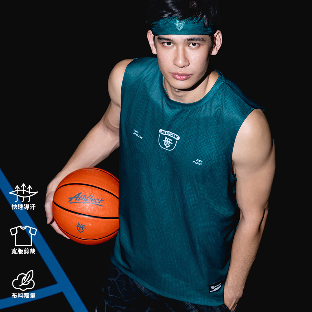 VOYAGE BSK  Practice Tank / 啟航籃球熱身背心 潮汐綠