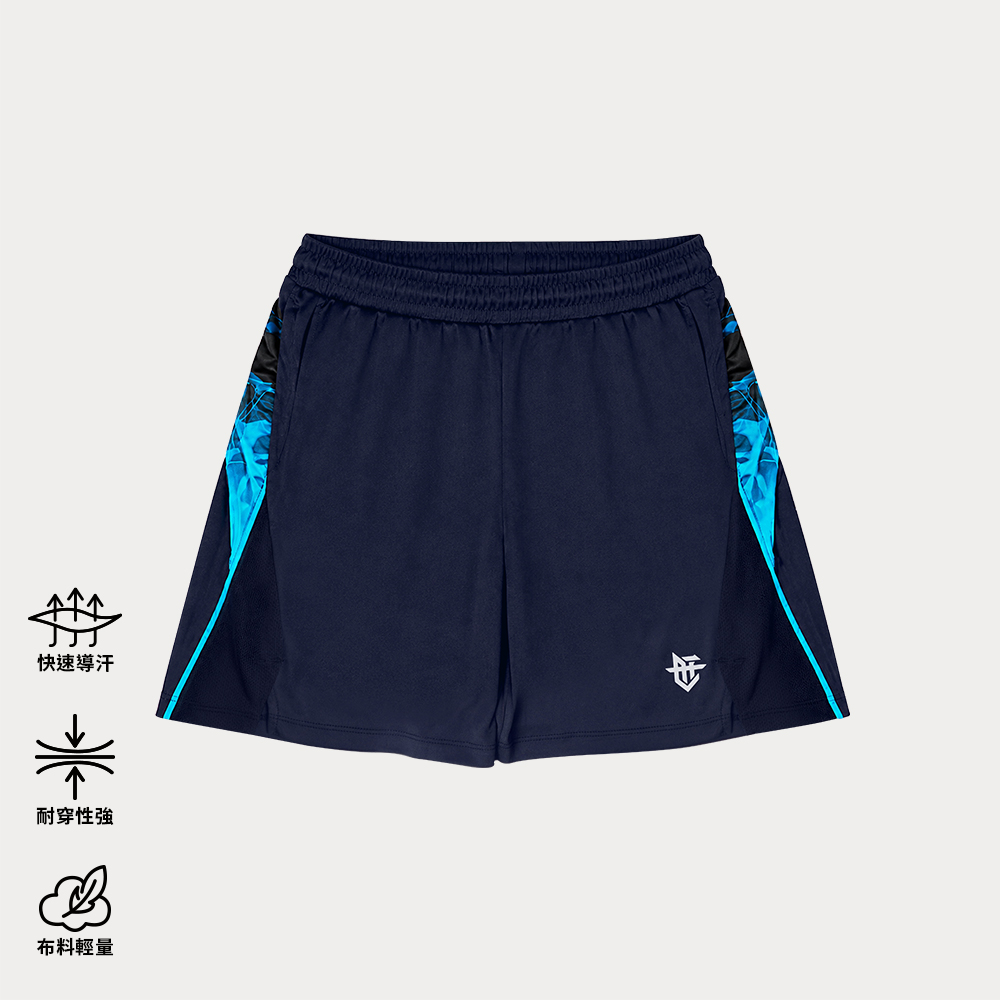 VOYAGE FlowCut Shorts / 啟航訓練五分短褲 深流藍